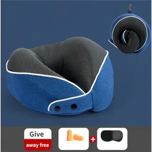 Travel Pillow Neck Support Comfortable Breathable Cover Design Machine Washable Essential Airplane Travel Booster Solution Perfect for Long Flights & On-The-Go Rest Ideal for Frequent Travelers & Comfort Seekers