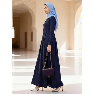 Scacto Fashion Dress, a Stylish Long Gown, Relaxed And Sophisticated Commuting Long Robe (Without a Headscarf)