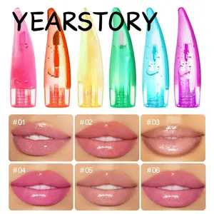 YEARSTORY new warm-changing lip gloss moisturizing lip oil lip gloss mirror pearlescent lip glaze