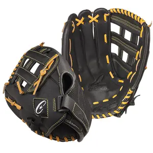 Champion Sports  14 in. Physical Education Glove Series - Full Right, Black