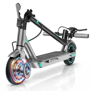 [Free Fast Charger] Electric  19 MPH Max Speed 8.5" Solid Tire 350W Motor Adjustable Speed APP Control Foldable Dual Brake  for Adults 20-25 Miles Range US 2025 Folding Electric Commuter Scooter
