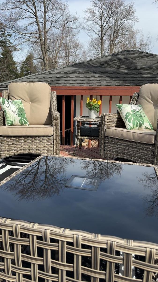 Item: Coffee Wicker Beige Cushion, Coffee Wicker E