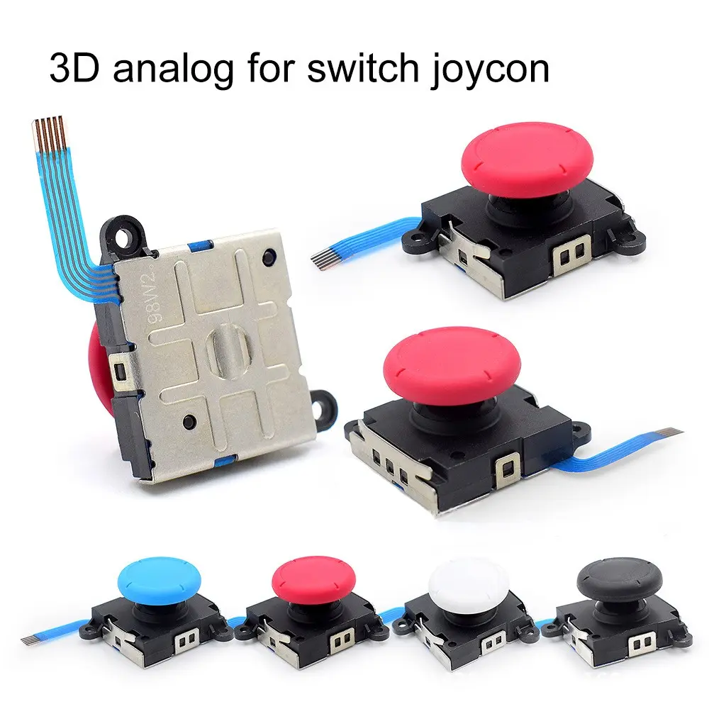 Original New Switch 3D Joystick Joy-Con Gamepad Controller Handle Repair Parts, Replacement Accessories for Nintendo Switch Console