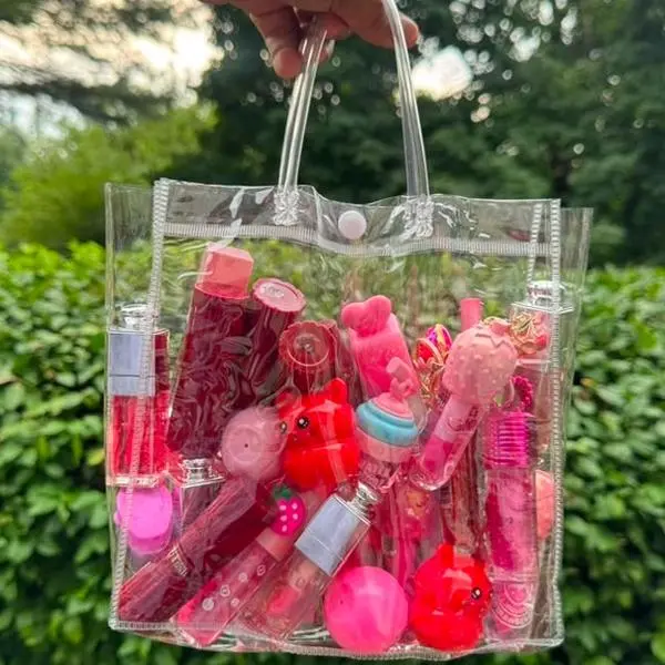 Bag of assorted lipsticks