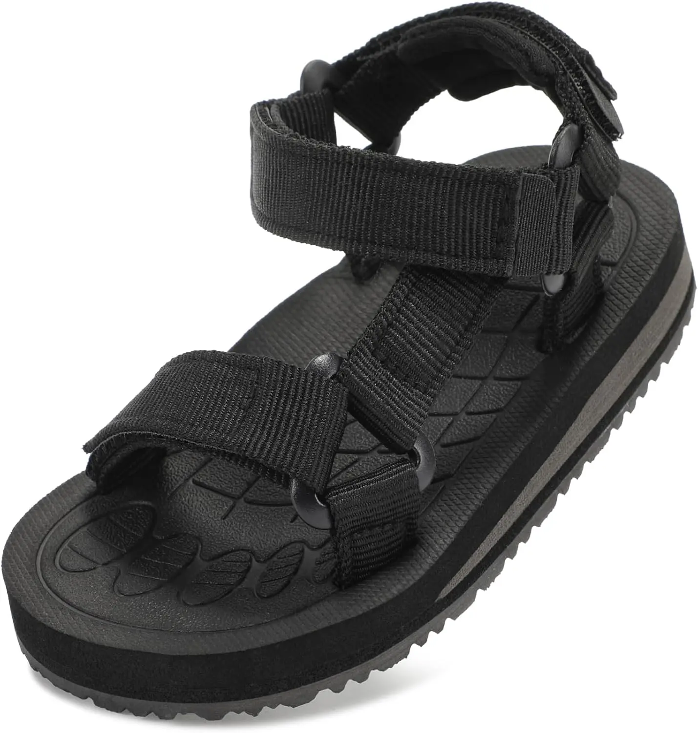 Toddler Sandals Open-Toe Arch Support Water Shoes | Adjustable Straps, Hook-and-Loop, Water-Friendly, Quick-Dry, Non-Slip, Lightweight, Comfortable, Beach, Summer, Outdoor