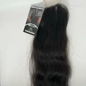 2x6 Raw Indian Wavy Closure
