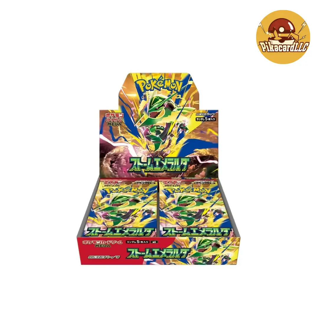 TCG Pokémon Trading Card Mega Storm Emeralda M6 Booster Box Japanese