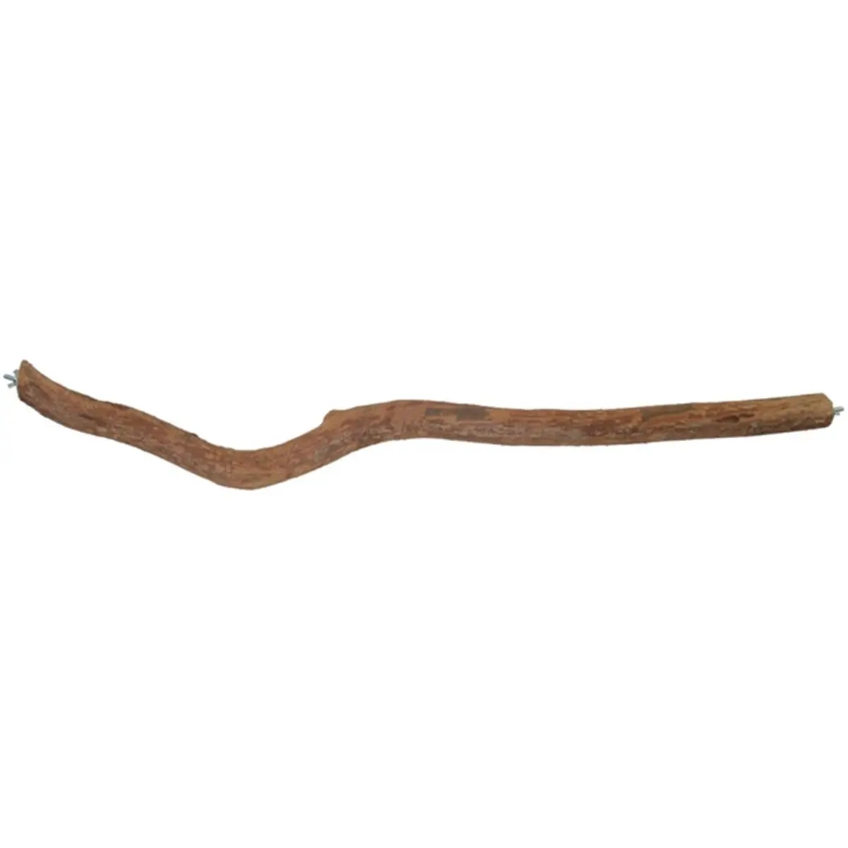 212 MAIN 32 in. Long Dragonwood Natural Wood Bird Perch - 1-1.5 in. Diameter, Double Bolt, Cage-Mount Hang Perch, Durable Rest Accessory for Pet Birds