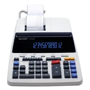 Sharp 12-Digit Commercial Printing Calculator with Extra-Large Display