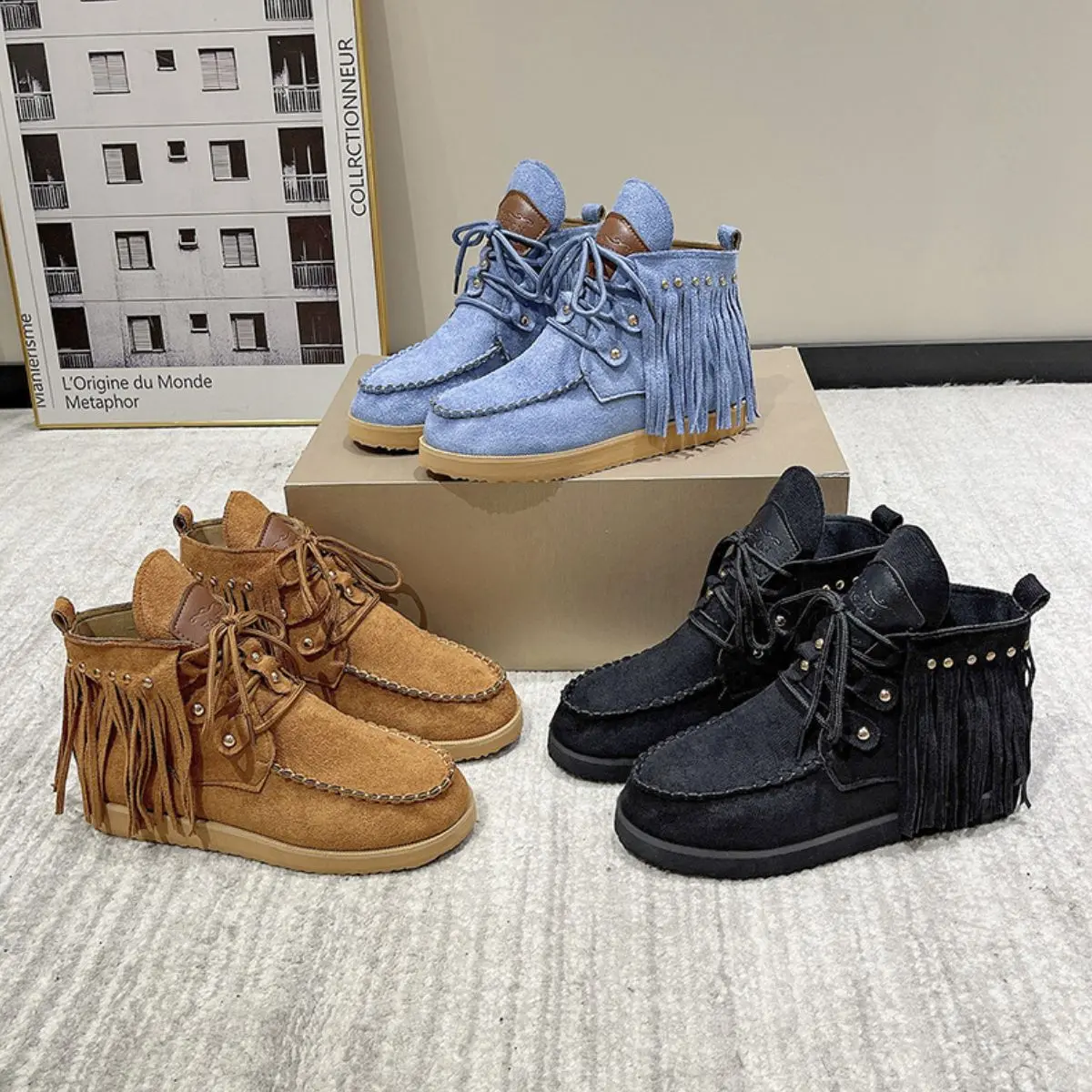 Fringeboots - TikTok Shop
