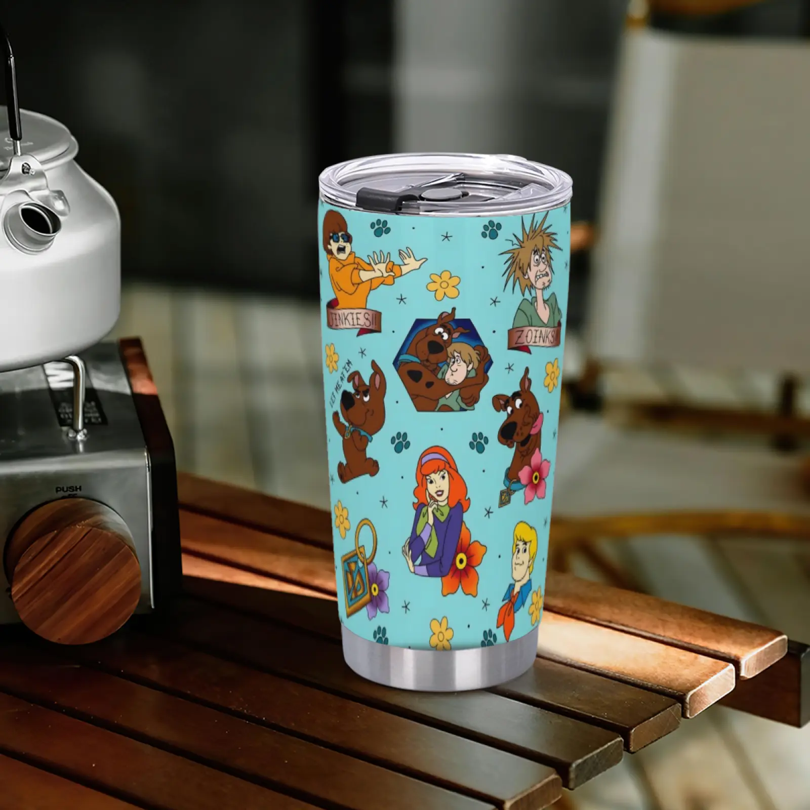 Scooby Doo 20oz Insulated Tumbler Insulated Travel Drinkware Leakproof Tumbler Coffee Tumbler Double Wall Leakproof Mug Hot Cold Drinks Vacuum Insulated Cup For Office Travel Outdoor Fans Gifts