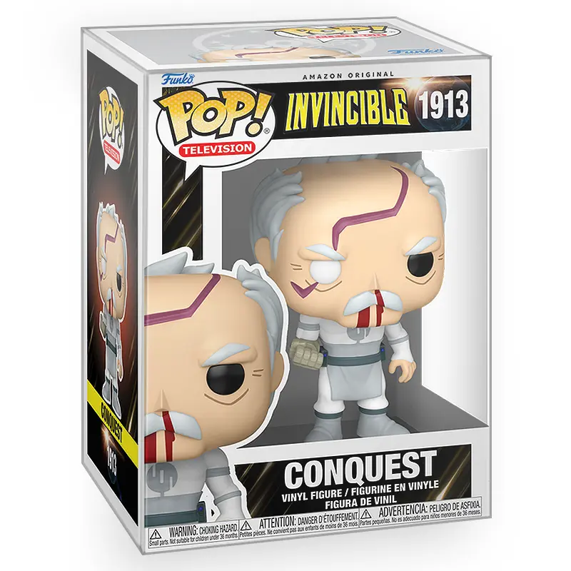 Funko POP TV: Invincible - Conquest Vinyl Figure with Premium Box Protector Included