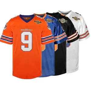 Men 9 Bobby Boucher Football Jersey The Waterboy Mud Dawgs Movie Jersey Adam Sandler