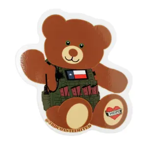 Mama’s Bear Sticker - Original Design - Tactical Teddy - Stickers for Coolers, Cups, & Collecting