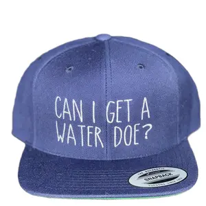 “Can I  Get a Water Doe?” Letters style Snap Back adjustable Unisex