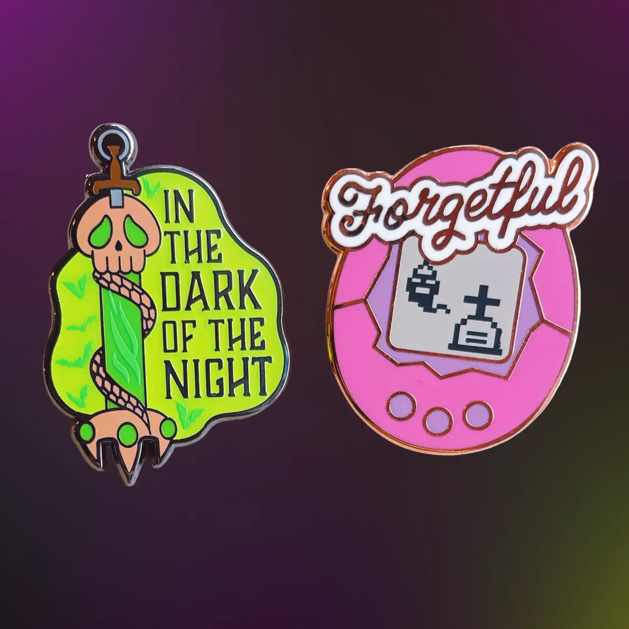90's Themed Nostalgic Enamel Pin