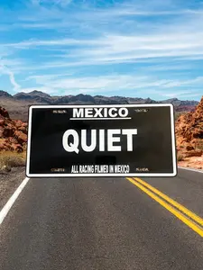 QUIET LICENSE PLATE MEXICO LICENSE PLATE street racing plate custom quiet plate drag racing truck race car accessories truck accessories