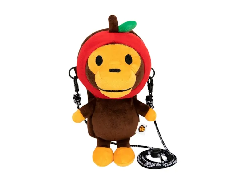BAPE Baby Milo Plush Mobile Bag Bright Red by StockX