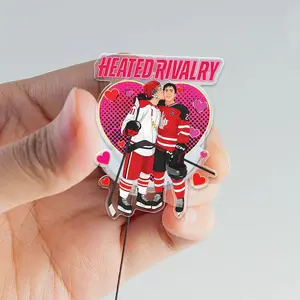 Heated Rivalry Hollanov Inspired Keychain, Team Rozano Keychain, Hockey Keychain, Sports Team Keychain
