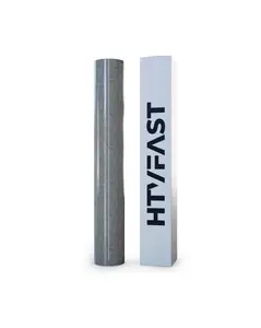 HTVFast Glitter HTV Vinyl Rolls Heat Transfer Vinyl - 11.8" x 10' Roll - Adhesive & Flexible PU Material - Easy to Cut, Weed & Transfer with Home Iron-Works on Plastic, Wood, Ceramic & Fabric (Orange)