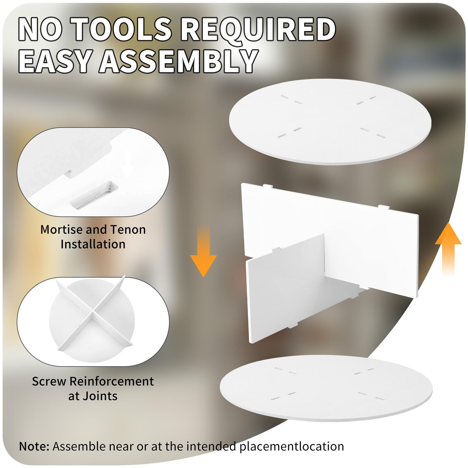 7-Tier 360° Rotating Shoe Rack Organizer, Wood-Plastic Composite, 60x60x184 cm, White, Space-Saving, Durable, Easy Assembly, Shoe Storage System 7-Tier 360° Rotating Shoe Rack Organizer, Wood-Plastic Composite, 60x60x184 cm, White, Space-Saving, Durable, Easy Assembly, Shoe Storage System