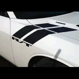 Fender Stripes Decal, Dual 4"x18", set of 2 vinyl window decal, Left and Ride facing.