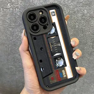 A Retro Tape Echo Phone Case for iPhone17Pro Max/11/12/13/14/15/16 for Samsung Galaxy S26 Ultra/S25/S24/S23/S22 Precise craftsmanship, tight fit, comprehensive protection