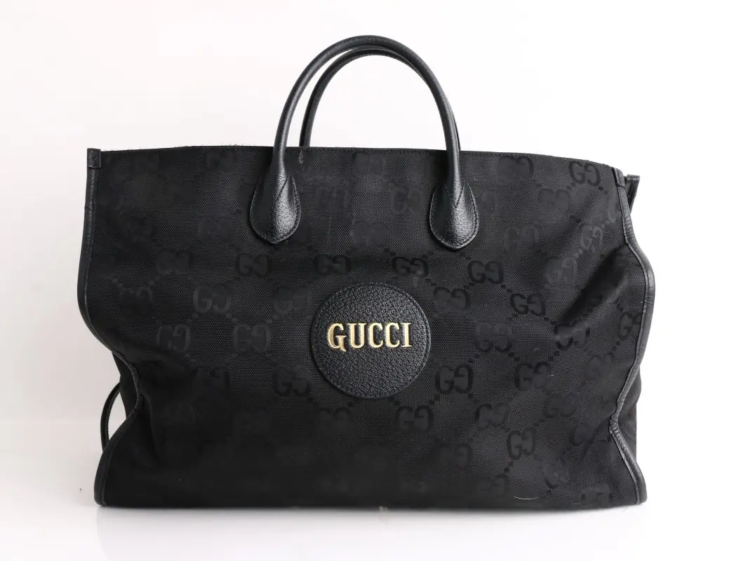 Pre-owned GUCCI Canvas Tote Bags Black Off The Grid Tote Bag
