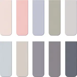 Magnetic Bookmarks Set, Book Accessories, 10-Piece Magnetic Bookmark Clips for Teachers & Students, Durable Design, Perfect Gift for Readers