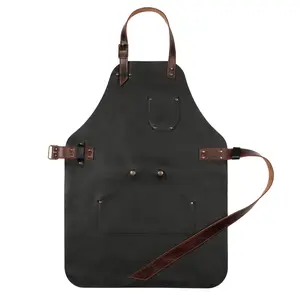 Otto Angelino Premium Leather Apron for Kids, Child Painting Apron, Matching Aprons, Canvas Custom Apron, Kids Leather Apron, Childs Apron with Name