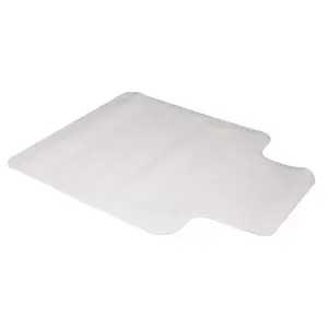 PVC Chair Floor Mat 35"x47" Transparent Protective Office Mat with Nail-Back Anti-Slip Scratch-Resistant for Carpet Tile Floors Home Office Use Decor