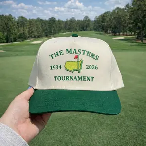 The Masters Tournament Golf Hat, Augusta Inspired Vintage otto Cap, 1934 2026 Golf Fan Hat, Classic Green Golf Course Baseball Cap, Golf Lover Gift For Men Women