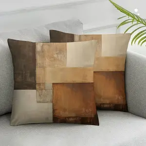 2-Piece Set Decorative Throw Pillow Covers 45x45cm with Hidden Zipper, Ideal for Indoor & Outdoor Use in Living Room, Bedroom, Sofa & Car
