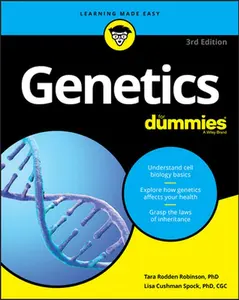USED Book - Genetics for Dummies by Robinson, Tara Rodden (Paperback) - english