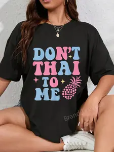 100% Cotton (Purple) Don’t Thai to Me Design – Thailand Khmer Conflict T-Shirt