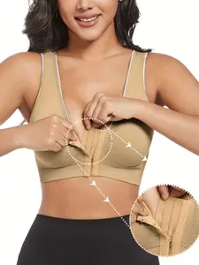 5 Pcs JOINBUY Full Coverage Wireless Sports Bra with Underwire Support Breathable Mesh Removable Pads V-Neck Seamless Gym Bra for Running Yoga Workout Multi-Color Hand Washable Comfort Fit Ice Silk Low Waist Underwear tydal  wear womens  zip  up active  o