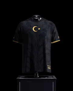 Turkey Heritage Jersey (2026WC Edition) - Black Edition Black Football Jersey Unisex Athletic Fan Shirt Game Day Sports Apparel
