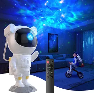 Star Projector Galaxy Night Light - Astronaut Space Projector, Starry Nebula Ceiling LED Lamp with Timer and Remote, Kids Room Decor Aesthetic, for Christmas, Birthdays, Valentine's Day