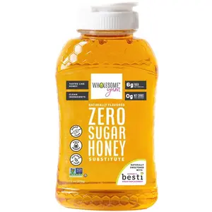 Wholesome Yum Zero Sugar Honey Substitute (Keto) - Natural Sugar Free Honey Alternative With Monk Fruit & Allulose - Zero Net Carbs, Non GMO, Gluten Free, No Aftertaste (11 oz)undefined