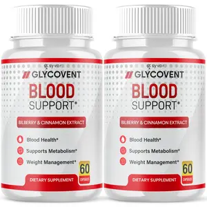 (2 Pack) Blood Pills Advanced Support Glyco vent Fomula 120 Capsules