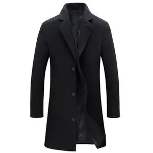Men's Single Breasted Trench Coat - Classic Style for Men's Jackets - Menswear