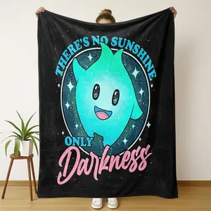 Super Mario Bros. Lumalee Themed Blanket, Dark Sweet Cool Style, Soft & Cozy, Ideal for Gamers, Couch Throw, Binge-Watching, Bedroom Decor