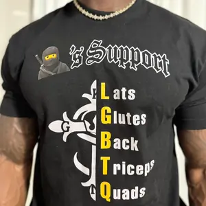 King Mar Fitness LGBTQ Shirts for Lats Glutes Back Triceps & Quads Support Limited Edition Selling Out Quickly
