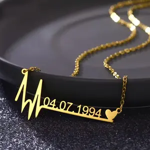 Personalized Custom Necklaces for Men And Women, Featuring Custom Numbers And Names.A Special Commemorative Jewelry Gift for Loved Ones, Friends, And Family