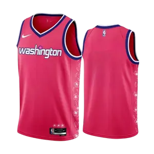 [DO9647-682] MENS NIKE NBA WASHINGTON WIZARDS CHERRY BLOSSOM CITY JERSEY