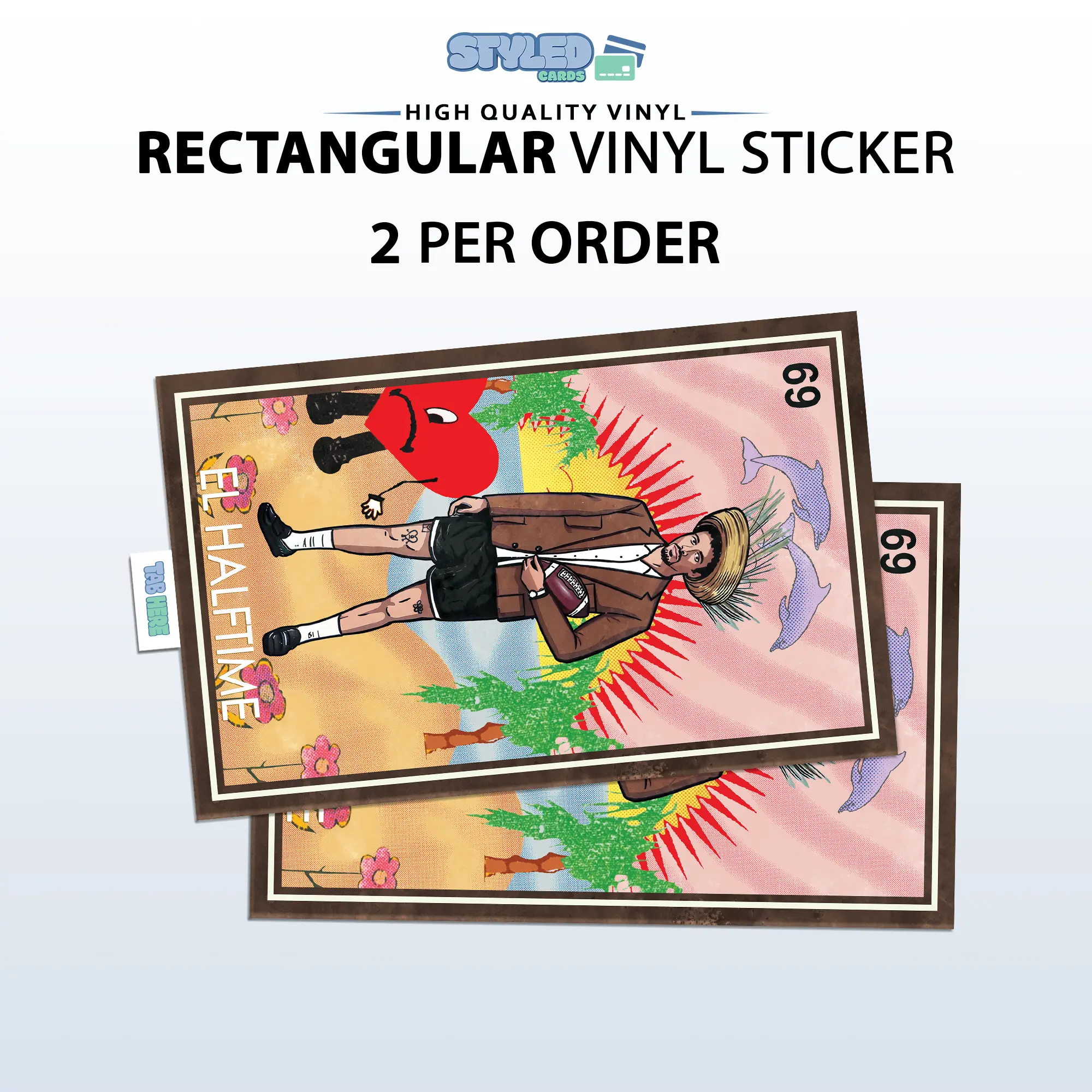 funny El halftime bunny sticker made with high quality vinyl and uv ink funny El halftime bunny sticker made with high quality vinyl and uv ink