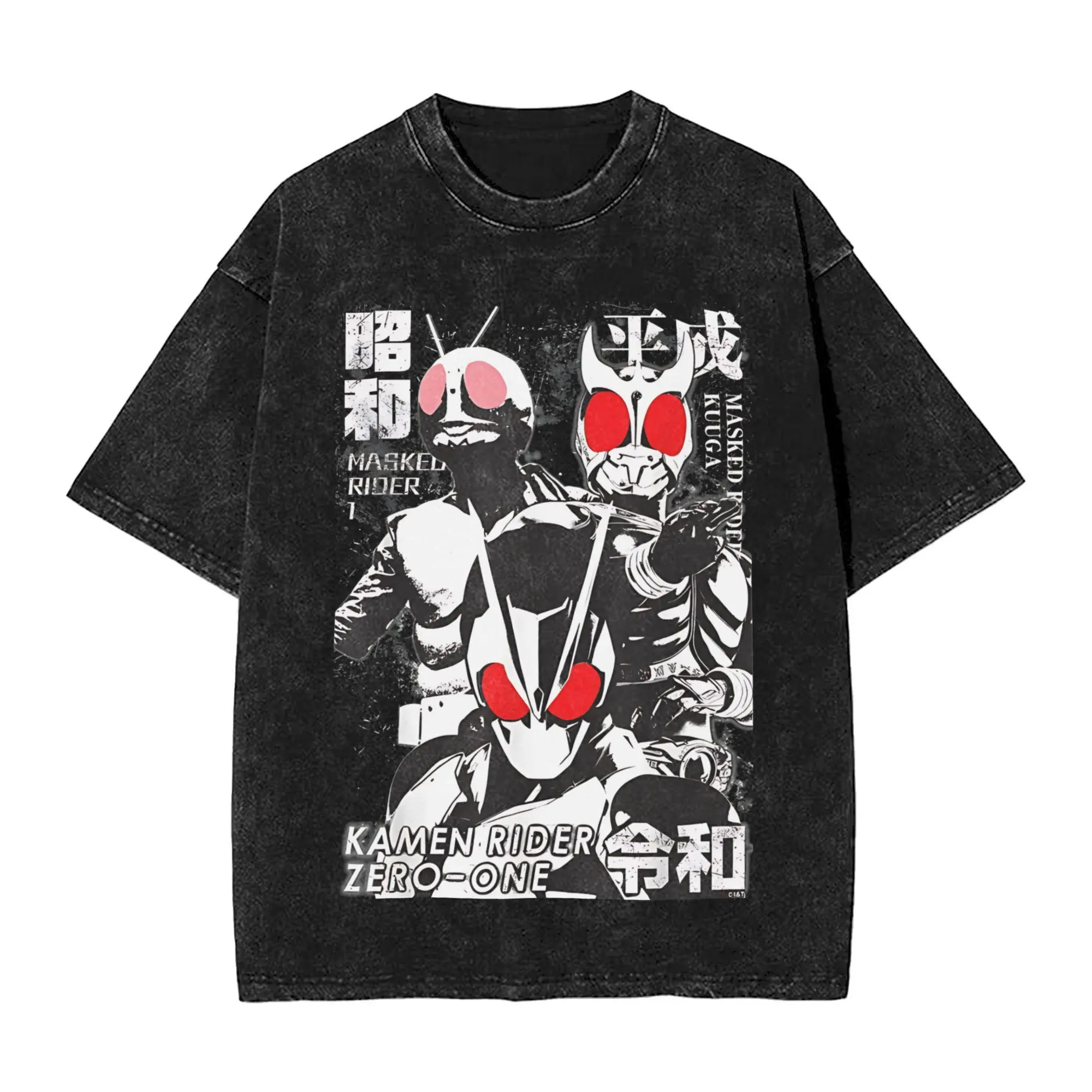 valentine shirts  Harajuku Washed Shirt Kamen Rider Zero  1Outfit Vintage T-Shirts Oversize  Streetwear Short Sleeve Summer Tees,fathersdaygift
