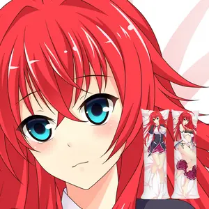 Anime Dakimakura High School D×D Rias Gremory Pillow Case Peach Skin 50*150cm