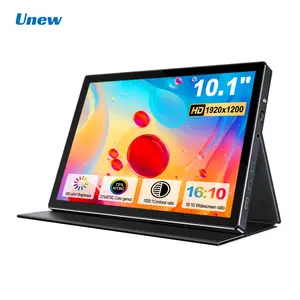 Unew 10.1 Inch Portable Monitor, 1920x1200 High Resolution, 16:10 Aspect Ratio, 72% Ntsc Color Gamut, G Sync Compatible, HDMI Interface