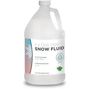 Flakes Snow Machine Fluid, Extra Dry Formula Snow Fluid with 30  Float/Drop, 1 Gallon